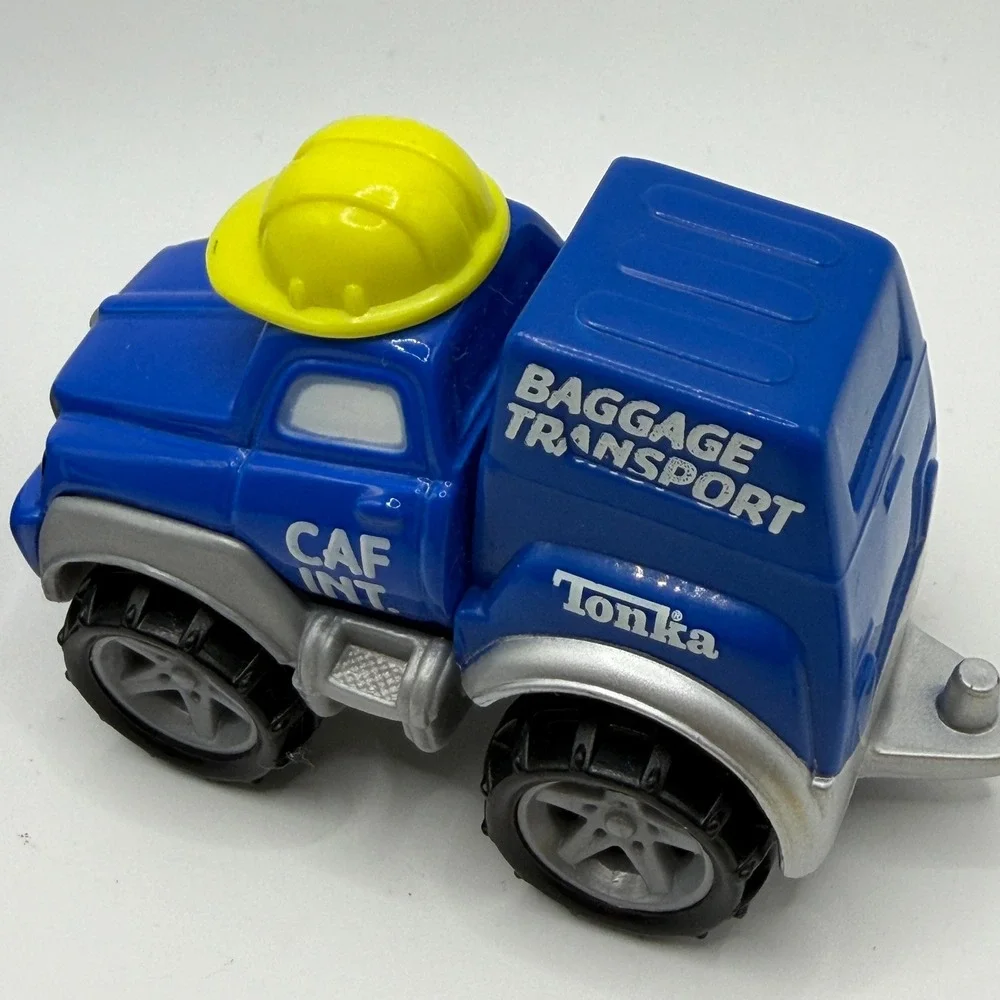 Tonka Maisto Airport Security Baggage Transport Truck Set Blue Kids Toy Vehicles